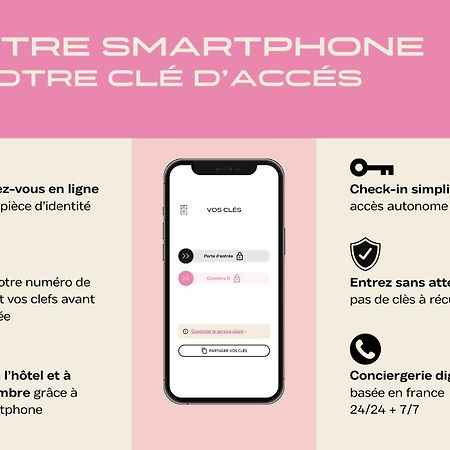 Hotel Gambettes - Entree Autonome, Reception En Ligne - Encore Mieux Limoges Exterior photo